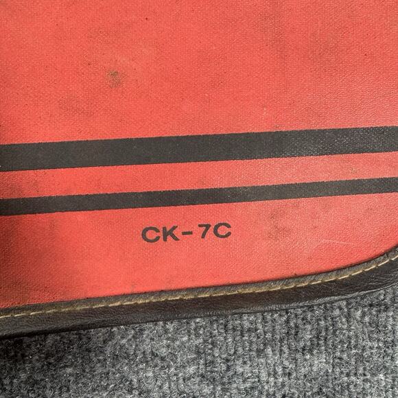 Vintage Snap-On Tools Vintage Red/Black Car Fender Cover Rubber Backed # CK7C - Picture 5 of 6